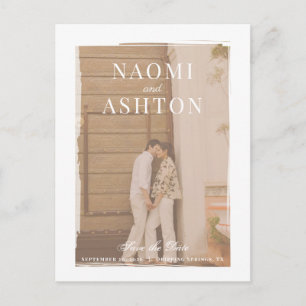 De borpte Band van de Bekleding bewaart de Datum Briefkaart