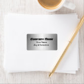 De borpte Etiketten van het Adres van de Terugkeer (Insitu)