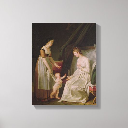 De borstvoeding canvas afdruk (Voorkant)