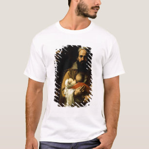 De borstvoeding van de vrouw in het borstkas, 1631 t-shirt