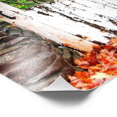 De bosdeur foto afdruk (Hoek)