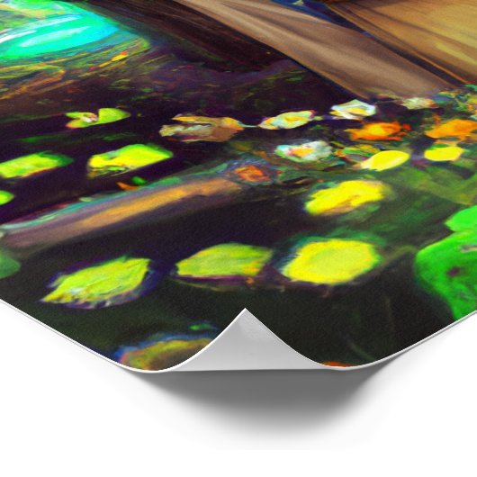 De bosheks poster (Hoek)