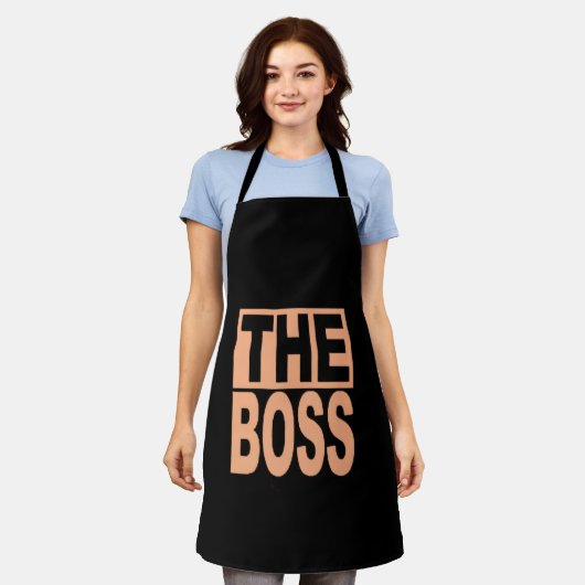 De Boss Aprons Schort (Gedragen)
