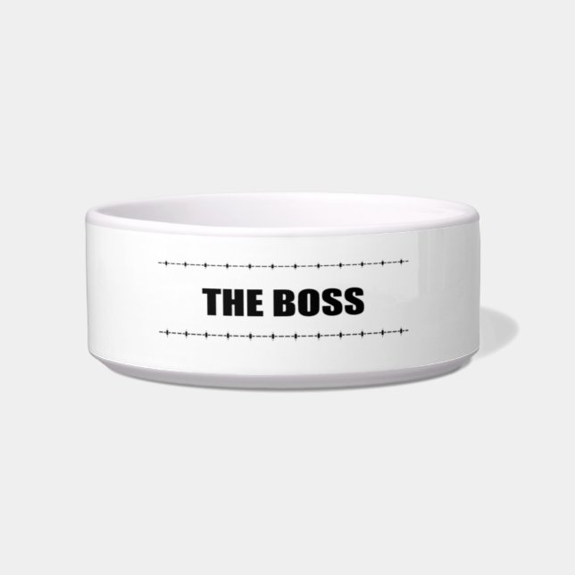 DE BOSS Dog Bowl Voerbakje (Voorkant)