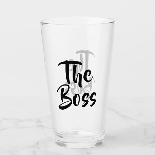DE BOSS GLAS (Voorkant)