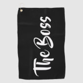DE BOSS GOLFHANDDOEK (Voorkant)