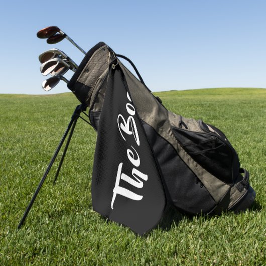 DE BOSS GOLFHANDDOEK (Groen)