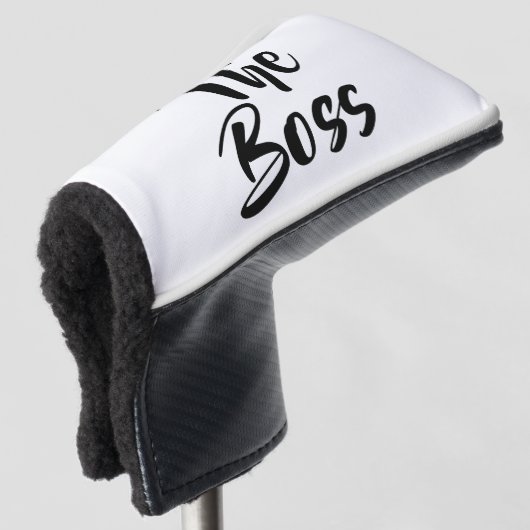 DE BOSS GOLFHEADCOVER (3/4 voorkant)