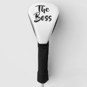 DE BOSS GOLFHEADCOVER (Voorkant)