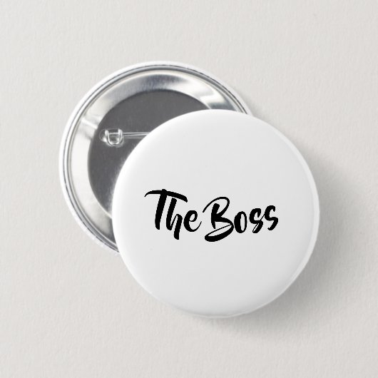 DE BOSS RONDE BUTTON 5,7 CM (Voorkant /achterkant)