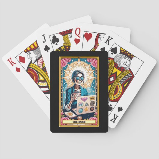 De Boss Tarot Kaart Poker Deck (Achterkant)
