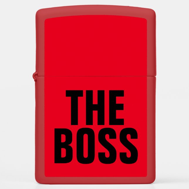 DE BOSS ZIPPO-LIGHTERS (Voorkant)