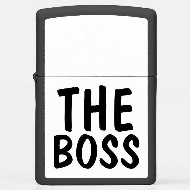DE BOSS ZIPPO-LIGHTERS (Voorkant)