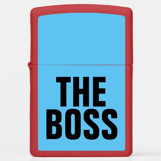 DE BOSS ZIPPO-LIGHTERS (Voorkant)