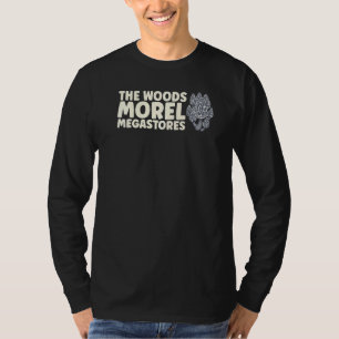De Bossen Morel Megastores Mushroom Mycology Fungi T-shirt