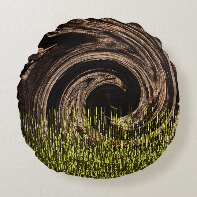 De Bossen.... Rond Kussen (Voorkant)