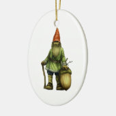 DE BOSSTE GNOME KERAMISCH ORNAMENT (Links)