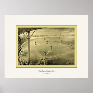 De Boston Baseball Club ~ 1888 ~  Fine Art Poster