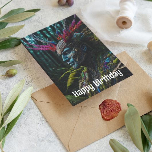 De boswachter briefkaart