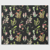 De botanische carnivoren cadeaupapier (Vlak)