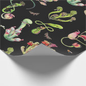 De botanische carnivoren cadeaupapier (Hoek)
