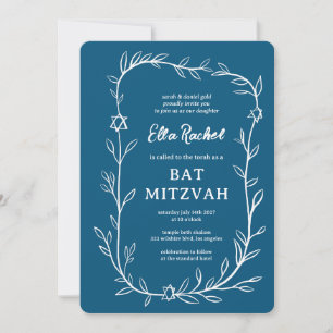 De botanische ster van David Bar Bat Mitswa Kaart