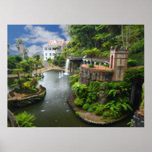 De botanische tuinen van Madeira Poster