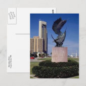 De Boulevard van de oever, Corpus Christi, TX Briefkaart (Voorkant / Achterkant)