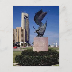 De Boulevard van de oever, Corpus Christi, TX Briefkaart