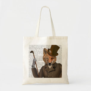 De Bounder Fox Print Tote Bag