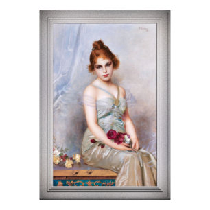 De Bouquet van Vittorio Matteo Corcos Foto Afdruk