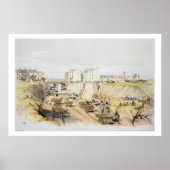 De bouw van de resterende muur nabij Park Street,  Poster (Voorkant)