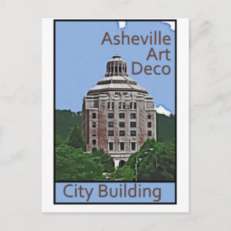 De Bouw van de stad, Asheville Briefkaart