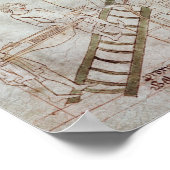 De bouw van de toren van Babel Poster (Hoek)