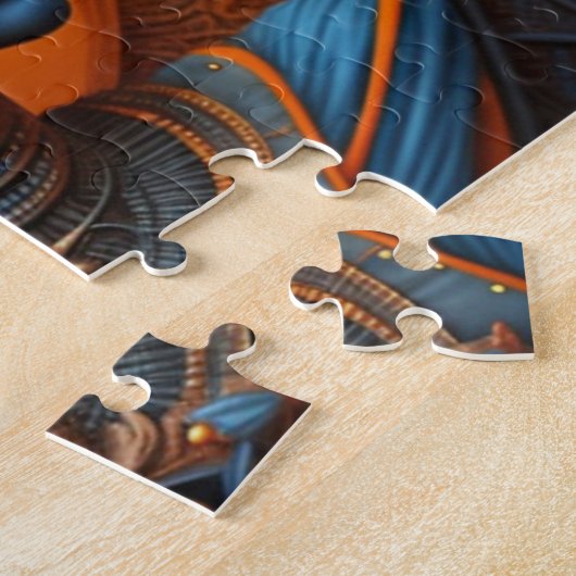 De bouwers: moeder en dochter legpuzzel (Zijkant)