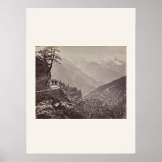 De Boven-Himalaya - Vintage Bergfoto Poster