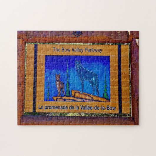 De Bow Valley Parkway Banff. Legpuzzel (Horizontaal)