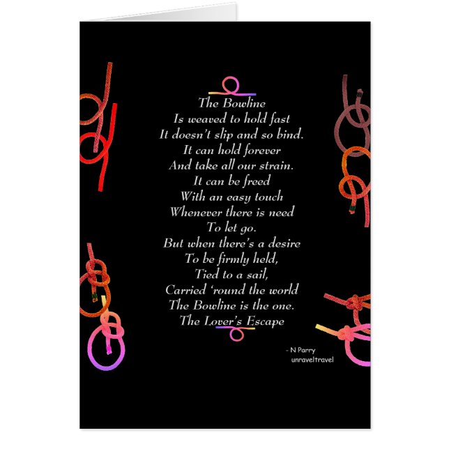 De Bowline - de ontsnapping van de Lover (Voorkant)