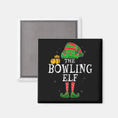De Bowling Elf Group komt overeen met de kerstbal  Magneet (Voorkant / Achterkant)