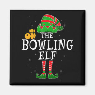De Bowling Elf Group komt overeen met de kerstbal  Magneet
