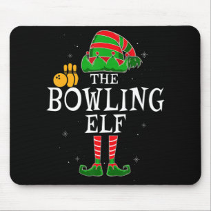 De Bowling Elf Group komt overeen met de kerstbal  Muismat