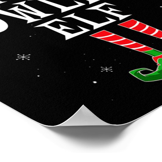 De Bowling Elf Group komt overeen met de kerstbal Poster (Hoek)