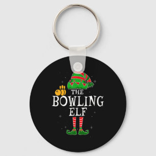 De Bowling Elf Group komt overeen met de kerstbal  Sleutelhanger