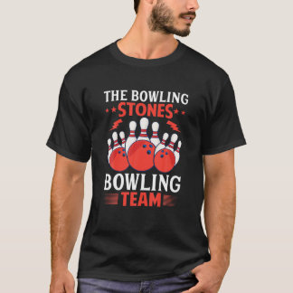 De Bowling Stones Bowling Team Funny Bowler T-shirt