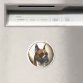 De Boxer Dog Magneet (Insitu (Vaatwasser))