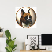 De Boxer Dog Poster (Thuiskantoor)