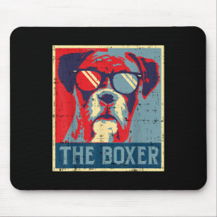 De Boxer Obama Poster Dier Pet Dog Love Muismat
