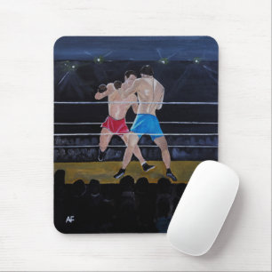 De Boxers Schilderij van Alfred Fox Muismat