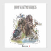 De Boykin Spaniël Sticker (Vel)
