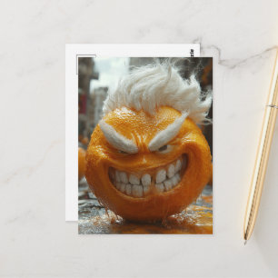 De Boze Enge Sinaasappel Briefkaart